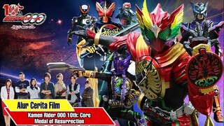 KEMATIAN HINO EIJI KEBANGKITAN ANKH   ALUR CERITA  KAMEN RIDER OOO 10th CORE MEDAL RESURRECTION