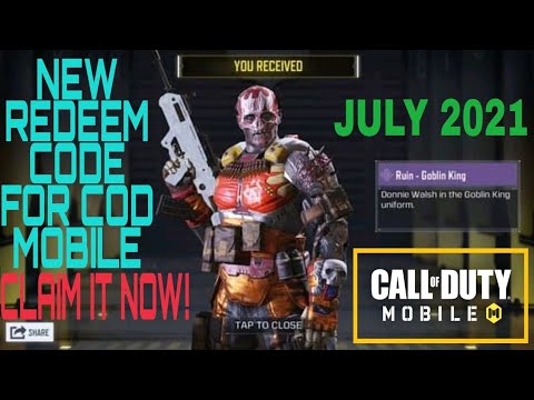 COD Mobile Redeem Codes For July 2021