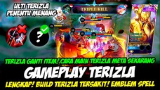 CARA MAIN TERIZLA EPIC SKIN + COMBO TERIZLA EXP LANE❗BUILD TERIZLA TERSAKIT 2024❗GAMEPLAY TERIZLA