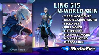 Ling 515 M-World Skin Script No Password | Full Voice Ling M-World Script | Mobile Legends