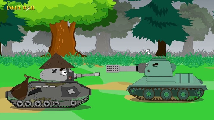 FOJA WAR - Animasi Tank 57 Tembakan Tank Hilang