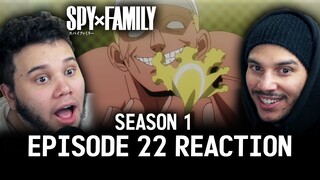 Spy X Family Episode 22 REACTION | The Underground Tennis Tournament: The Campbelldon