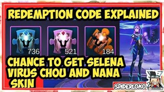 REDEEM CODE NEVER MISS A CODE MOBILE LEGENDS