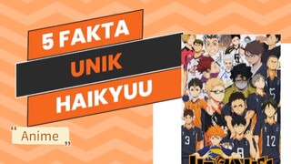 5 Fakta Unik anime Haikyuu yang belum kamu ketahui