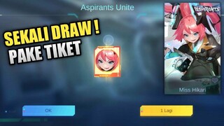 GRATIS !! SEKALI DRAW PAKE TIKET LANGSUNG DAPET SKIN LAYLA MISS HIKARI. MOONTON BANGKRUT