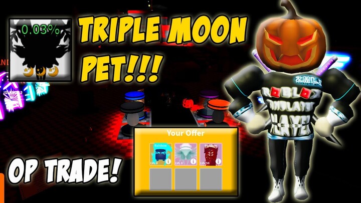 NEW TRIPLE🌙🌙🌙 MOON🌙🌙🌙 PET RARITY IN SABER SIMULATOR LATEST UPDATE