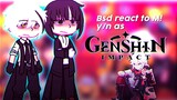 Bsd react to M!y/n as Kazuha \\ Genshin × Bsd \\ No ships //