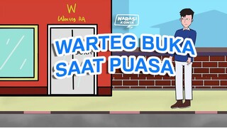 WARTEG BUKA SAAT PUASA - ANIMASI INDONESIA @NARASIKOMIK