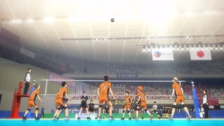 Hinata first touch #haikyuu