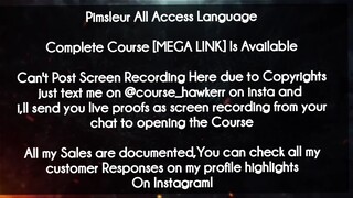 Pimsleur All Access Language course Download
