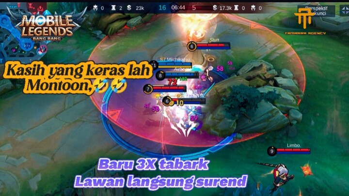 [TA] Tidak butuh waktu lama buat lawan langsung surend || Gamplay Jhonson