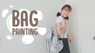 BAG PAINTING :  เพ้นท์กระเป๋าด้วยสีอะคริลิค | mackcha