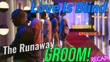 The Runaway Groom! Netflix LIB Season 6, Episode 2 #loveisblind #LIBseason6 #podcast #netflix #fypシ