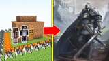 CHIẾN THẦN GIÁP SẮT Tấn Công Nhà Được Bảo Vệ Bởi bqThanh và Ốc Trong Minecraft