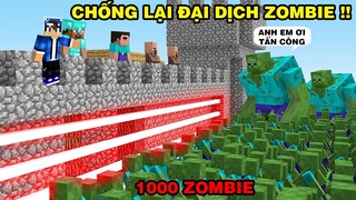 Mình Đã Chống Lại Đại Dịch Zombie | Bằng Cách Chế Tạo Ra Những Vũ Khí Anime | TRONG MINECRAFT PE..!!