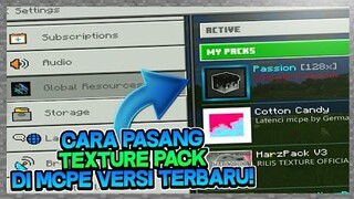 CARA DOWNLOAD & PASANG TEXTURE PACK DI MCPE!! | IOS // ANDROID & MCBE