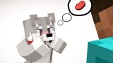 [mc sand sculpture animation] Minecraft creature strange killing animation (14)