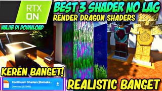 NO LAG🥶 Shaders RENDER DRAGON! - Mcpe Shaders 1.18+ | Shaders for Mcpe 1.18 | Shaders mcpe no lag