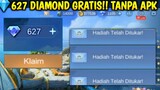 KLAIM 627 DIAMOND GRATIS TANPA APK | CARA DAPATKAN DIAMOND MOBILE LEGEND ML