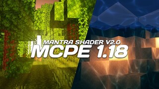 GILE SHADER REALISTIC MCPE 1.18 SATU INI !!! CAHAYA DAN CAUSTICNYA GOKIL ABIS - Mantra Shader V2.0