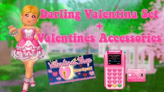 Buying the Darling Valentina Set and Valentines Accessories in Royale High