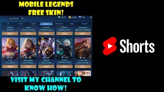 MOBILE LEGENDS FREE SKIN GIVEAWAY #Shorts