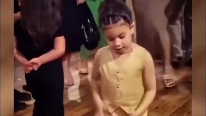 cute girl dancing