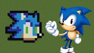 Build Sonic The Hedgehog Minecraft!