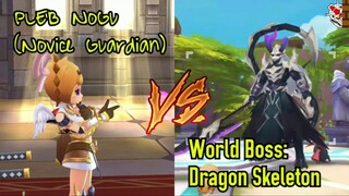 Pleb NoGu (Novice Guardian) vs World Boss: Dragon Skeleton