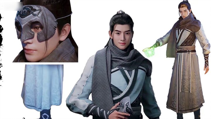 Han Li's costumes in Mortal's Journey to Immortality are constantly updated (currently 16 sets in 12