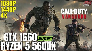 Call of Duty: Vanguard | Ryzen 5 5600x + GTX 1660 Super | 1080p, 1440p, 4K benchmarks!