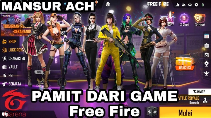 Mansur Ach Pamit Dari Game Free Fire!! Karena Dengan Masalah Ini???