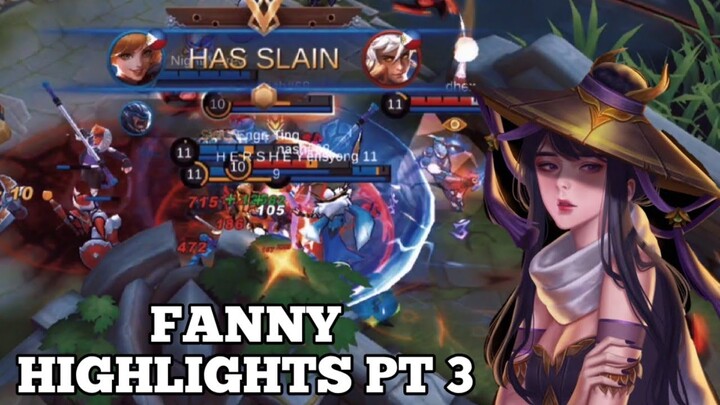 SLOW BUT SURE🔥 | Fanny Highlights pt 3 - Wazaker Gaming | Mobile Legends