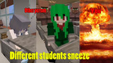 [Minecraft] Học sinh thi nhau hắt hơi! Một bạn thổi bay thầy?