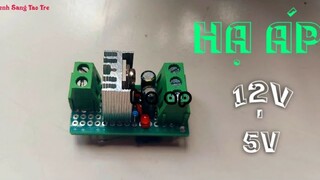 Mạch hạ áp 12V DC xuống 5V DC / Kenh Sang Tao Tre