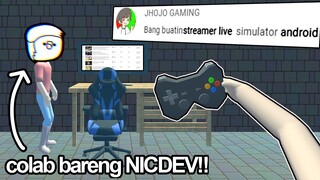 gw ngebikin Streamer Simulator ANDROID bareng developer @NicDev