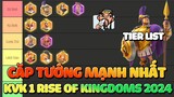 Bảng Xếp Hạng Những Cặp Tướng Mạnh Nhất KvK 1 Rise of Kingdoms 2024 - Rise of Kingdoms Tier List