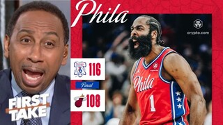 James Harden show the world he is the BEST scorer - Stephen A 'sounds off' on 76ers def. Miami Heat