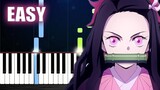 Demon Slayer - Kimetsu no Yaiba - Gurenge - EASY Piano Tutorial