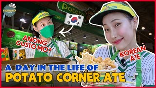 A DREAM COME TRUE! Being a Korean Potato Corner Ate! 🍟💚 | TRABAHO EP. 5