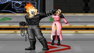 MUGEN KOF：Caser Yashiro Team VS Ghost Rider Team