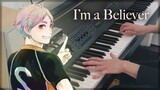 Haikyuu! - I'm a Believer (OP 3) full piano cover