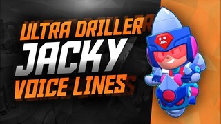 ULTRA DRILLER JACKY Voice Lines | Brawl Stars