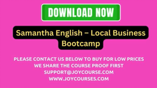 Samantha English – Local Business Bootcamp