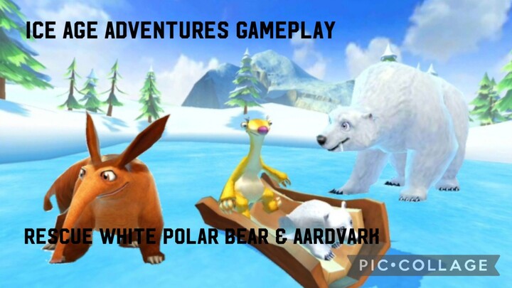 Ice Age Adventures Gameplay: Rescue White Polar Bear & Aardvark