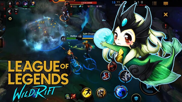 Nami | League of Legends: Wild Rift Alpha Test | did anyone order SUSHII??