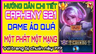 Capheny mùa 21 Cách lên đồ và Bảng ngọc Capheny mùa 21 mới chuẩn mạnh nhất liên quân - HD GAME 76