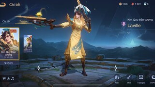 Liên Quân Mobile - Review Skin Laville Kim Quy Thần Vương