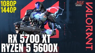 Valorant | Ryzen 5 5600x + RX 5700 XT | 1080p, 1440p benchmarks!