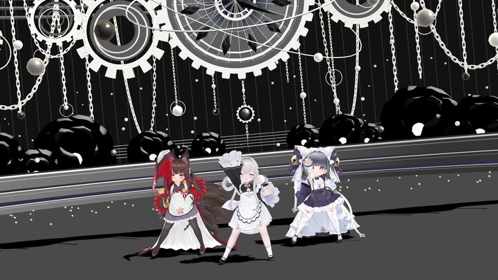 [Azur Lane mmd] Three cute little ones